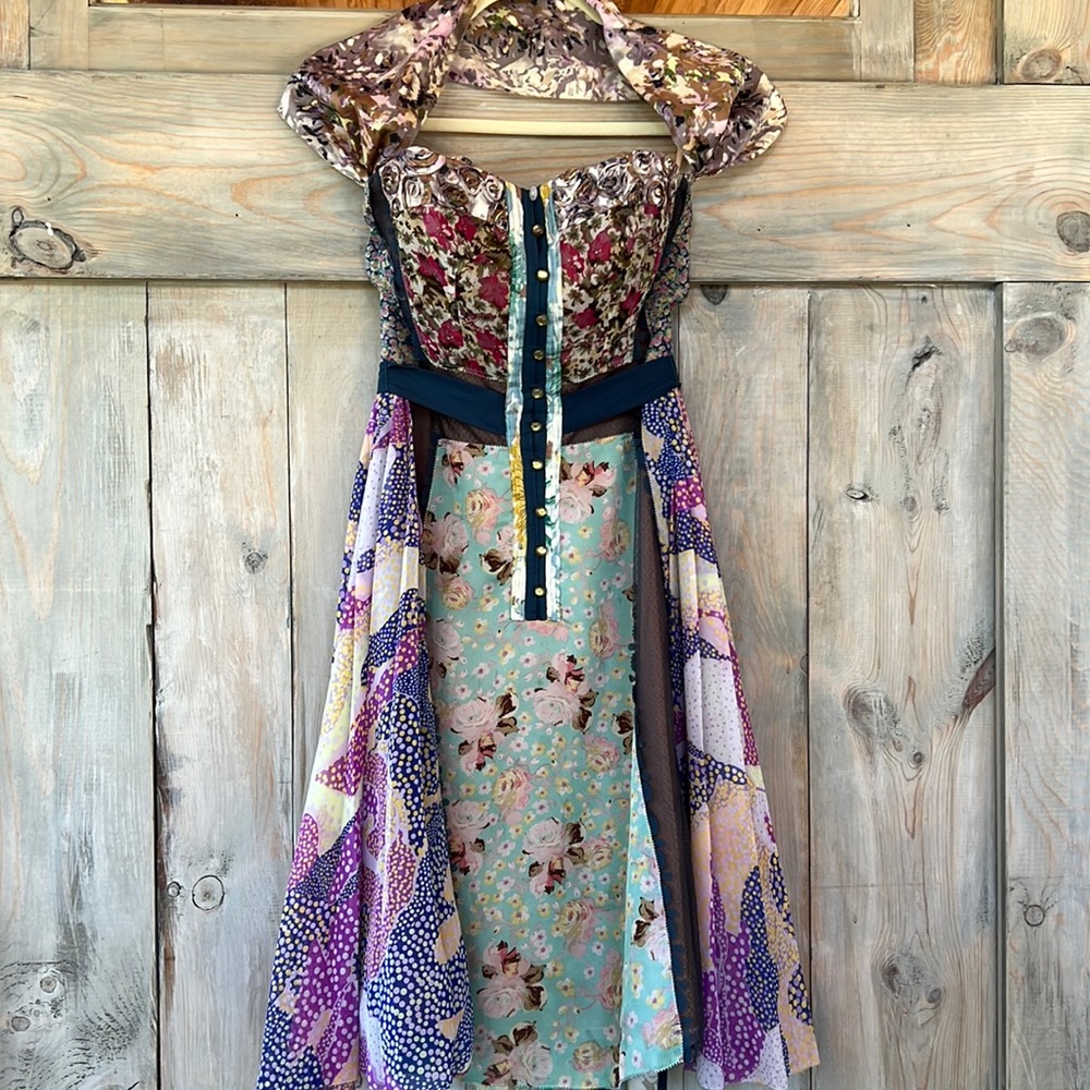 Beguile Byron Lars Wildeflora Patchwork Dress Anthropologie